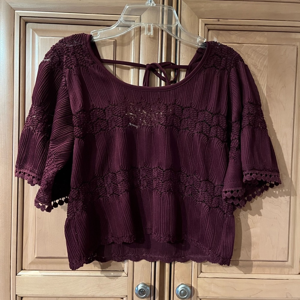 Band Of Gypsies Crochet Top & Skirt Set - Picture 2 of 8